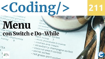 Menu con switch e do while in C - Video Coding 211