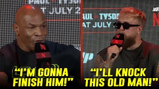 Mike Tyson BRUTAL Warning To Jake Paul At LIVE Press Conference...