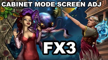 Pinball FX3 Screen Adjustment (How To) 2/3 Screen Set Up DMD & Backglass & CABINET Mode FX3 Pinball