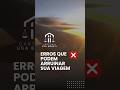 Erros que podem arruinar sua viagem ✈️❌