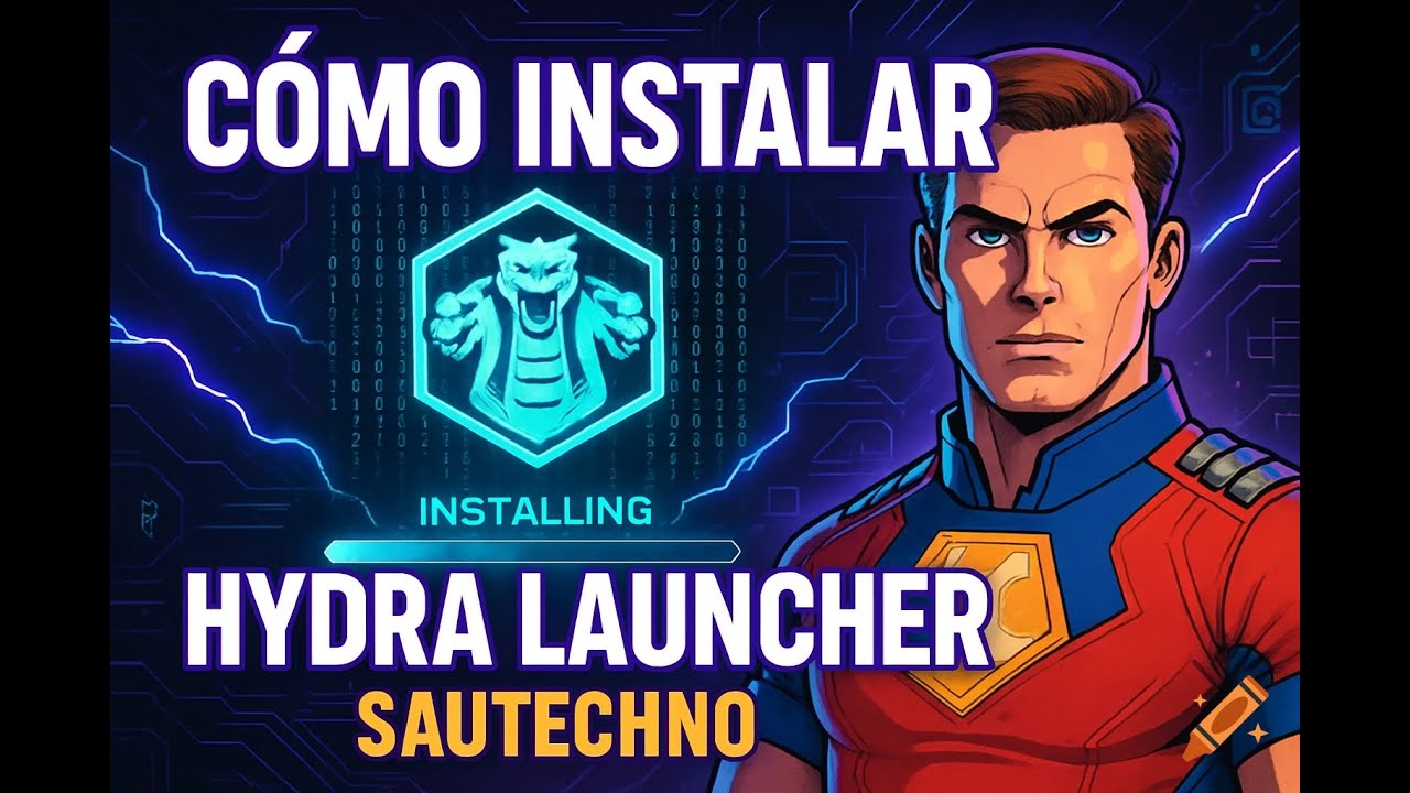 🔥 INSTALA HYDRA LAUNCHER SIN ERRORES | Tutorial Definitivo Sautechn0 2025 🧪