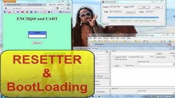 ENC28J60, 18F2620, UART and UDP bootloader!