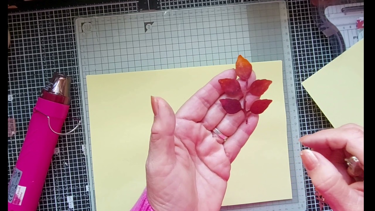 Embossing /double Embossing leaves