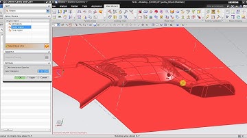 NX Mold Wizard : STEP 6 - Define Region, Design Parting Surface, Define Cavity & Core