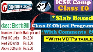 Slab based Programs in Java | Slab based Class & Object Program | How to Write VDT table & Comments
