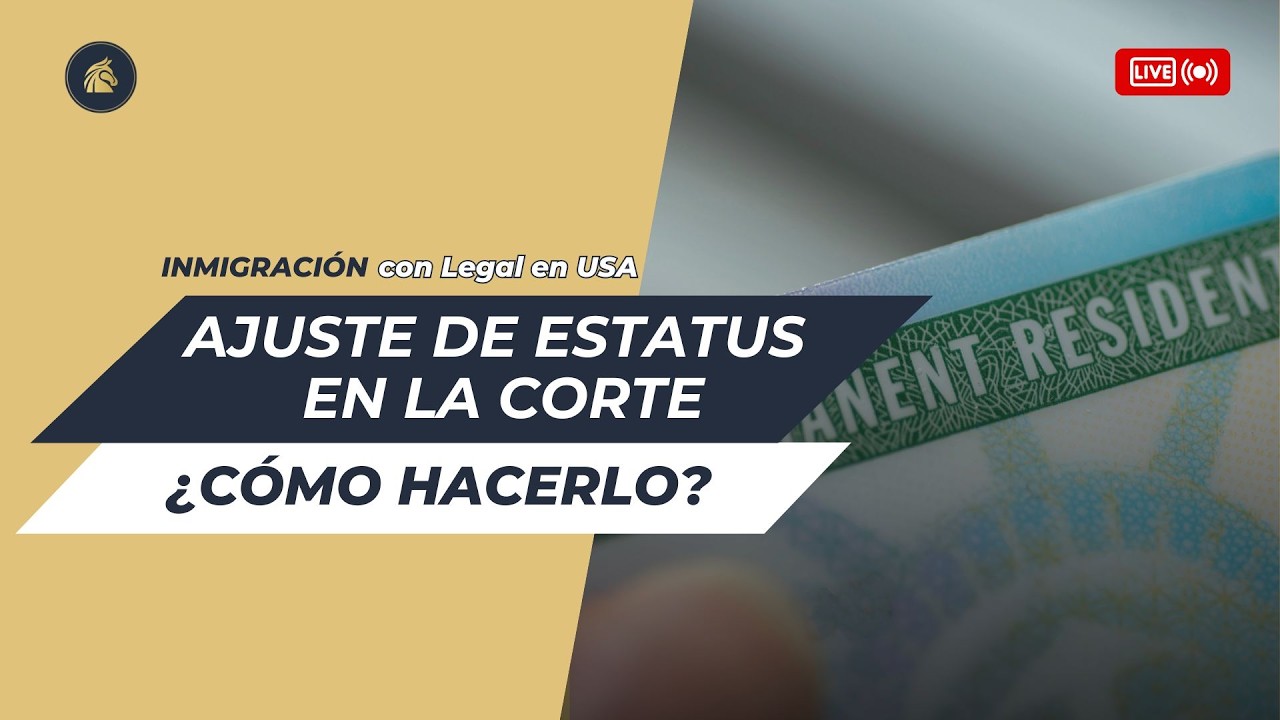 Aplicar al ajuste de estatus con la corte