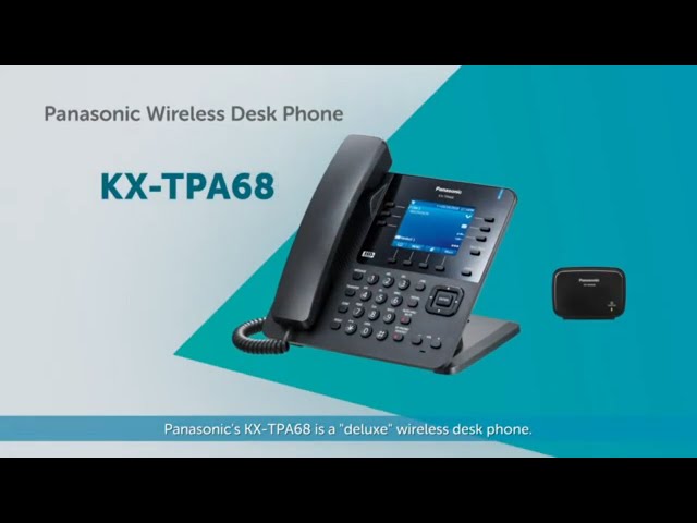 Panasonic KX-TPA68 SIP DECT Wireless Desk Phone – Part 1