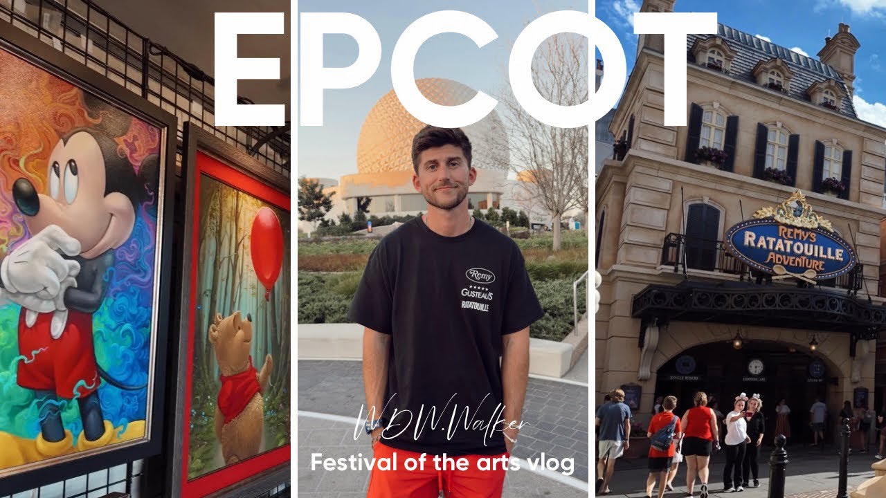 We Spent the Day at EPCOT’s Festival of the Arts 🎨✨ | My First Video