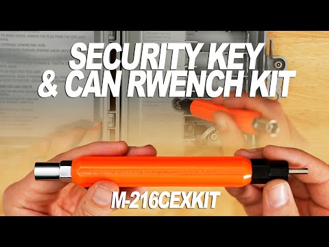 Jonard Tools Telecom Security Key & Can Wrench Kit (M-216CEXKIT