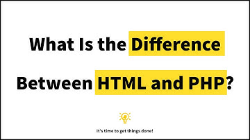 ✅ What Is the Difference Between HTML and PHP? | [ HTML Question & Answer ]