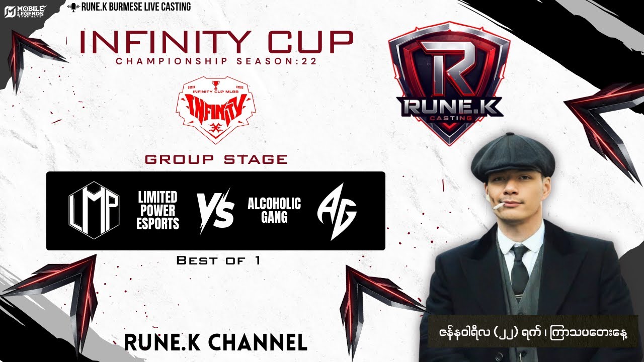 Infinity Cup Championship:22 - Group Stage - Limited Power Esports vs Alcoholic Gang | Live Casting