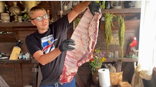 картинка: СВИНЫЕ РЁБРА В ТАНДЫРЕ /3 кг одним большим куском / ТАЮТ ВО РТУ