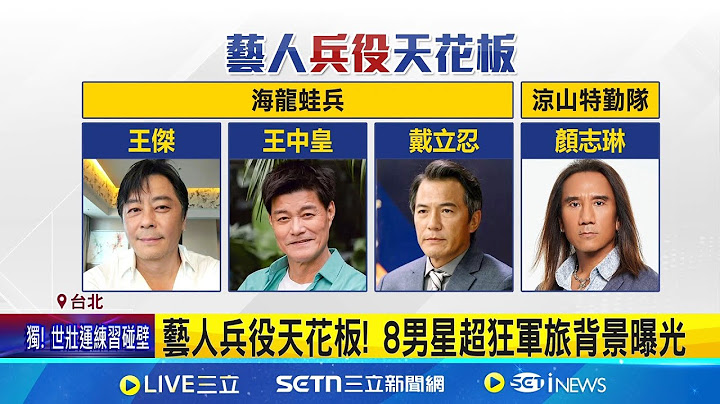 藝人兵役天花板! 8男星超狂軍旅背景曝光  顏志琳"涼山特勤隊"退伍 網讚:兵役天花板｜三立新聞網 SETN.com