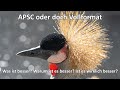 APSC oder Vollformat - Warum ich APSC nutze und was die für mich relevanten Unterschiede sind