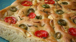 How To Make Focaccia Bread - آموزش درست کردن نان فوکاشا