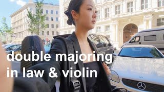 life of a double major in law & violin between paris and vienna [eng/kr subs]