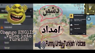 How To Add Funny Quick Voice Chat Language In PUBG MOBILE Hindi|| Turkish