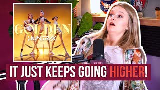 How To Sing Really Hard Song Like Golden | Vocal Coach Reacts & Teaches Golden