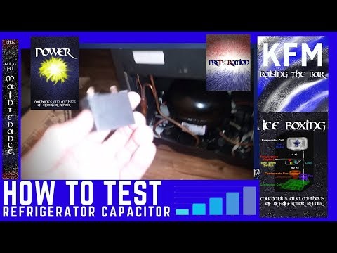 How To Test If Refrigerator Capacitor Is Good Freezer Cap Or Bad Fridge Cap !:o) Freeze!