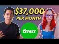 She Makes $37,000 Per Month Writing on Fiverr.. Here's How!