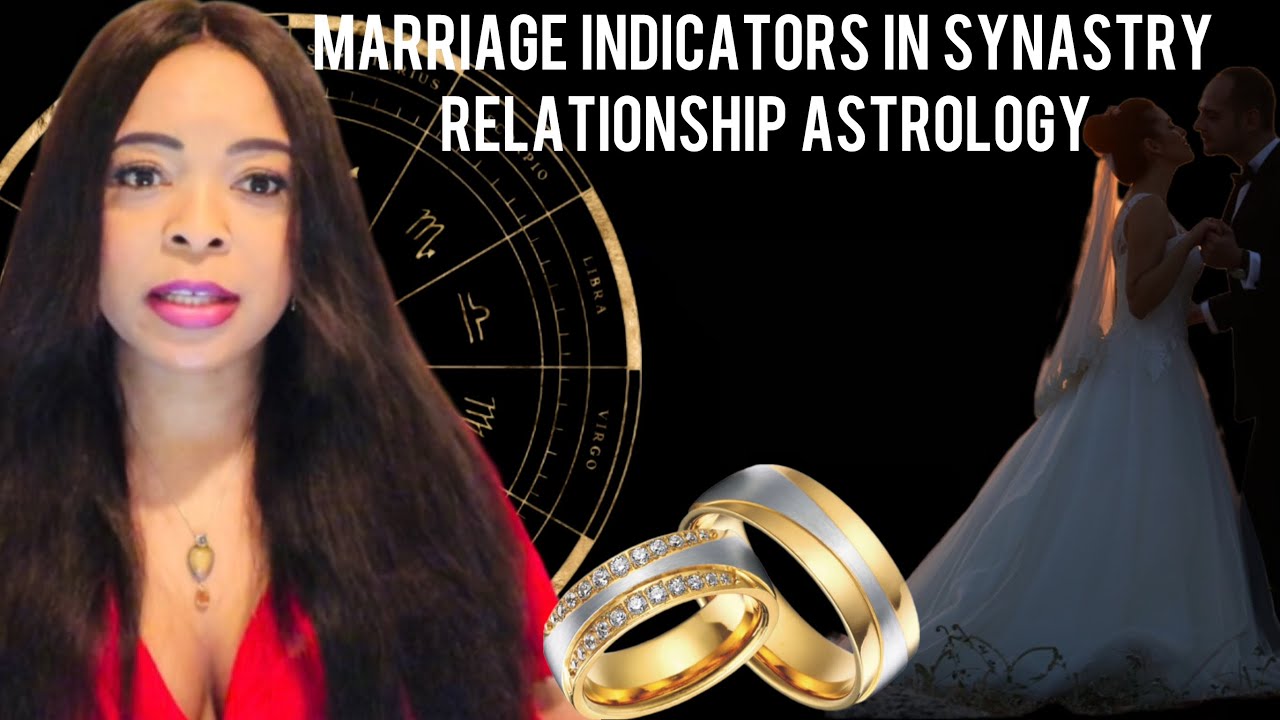 Marriage Indicators in Synastry Relationship Astrology. ️ YouTube