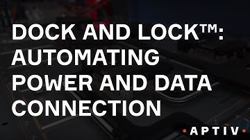 Dock and Lock™: Automating Power and Data Connection