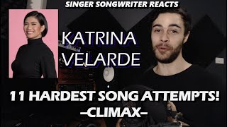 Katrina Velarde  11 Times Attempting Hardest  climax  Singer Songwriter Reaction