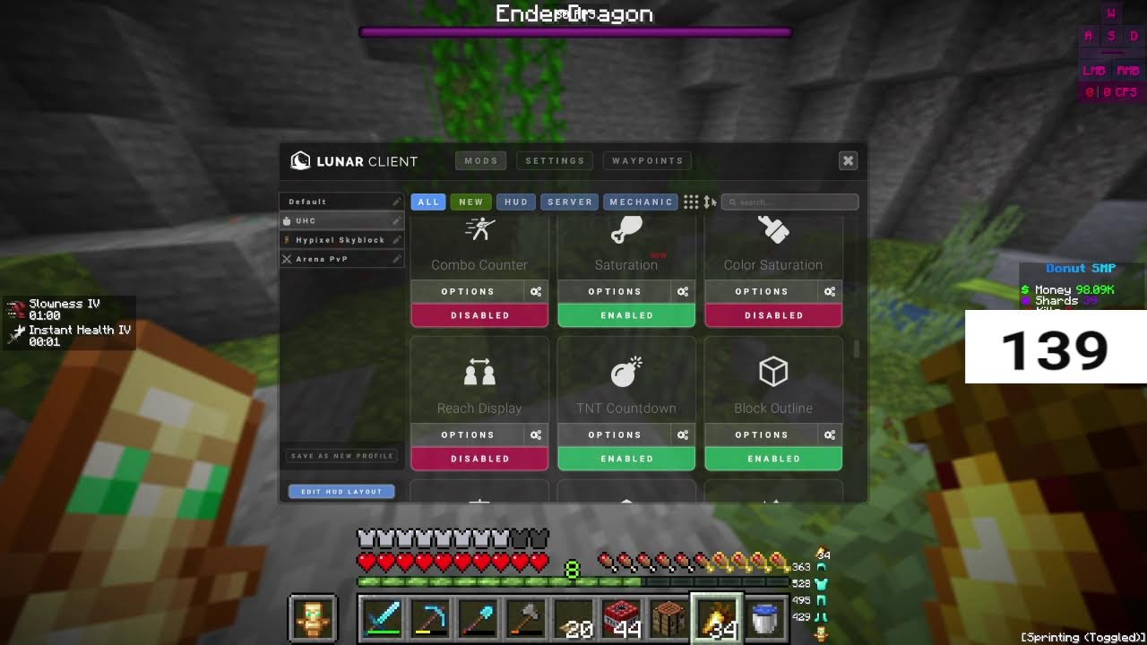 Minecraft Part 2 stream live donut smp