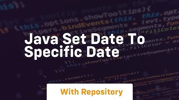 java set date to specific date