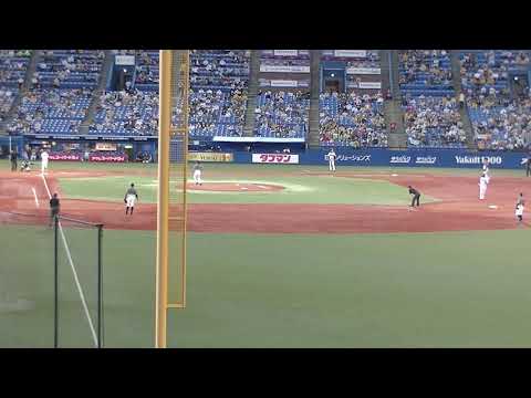 山田哲人の打席で荒木貴裕が盗塁決める 【神宮 ヤクルトスワローズ対阪神タイガース2021/9/15】