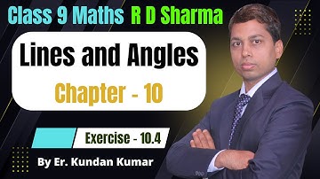 Exercise 10.4 (Q.No. 16 - 23) RD Sharma Class 9 Maths Chapter 10 Lines and Angles | Solve RD Sharma