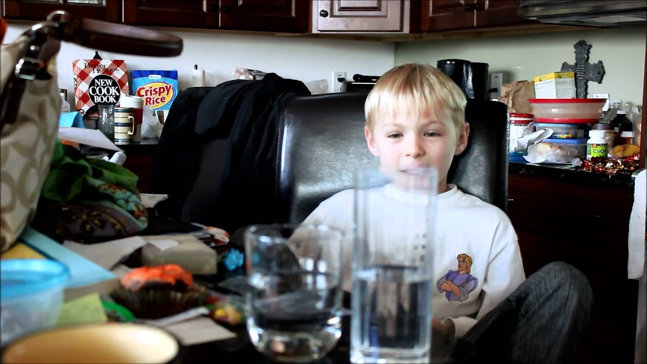 Piaget's Continuous Quantity Conservation Task (7yo) - YouTube