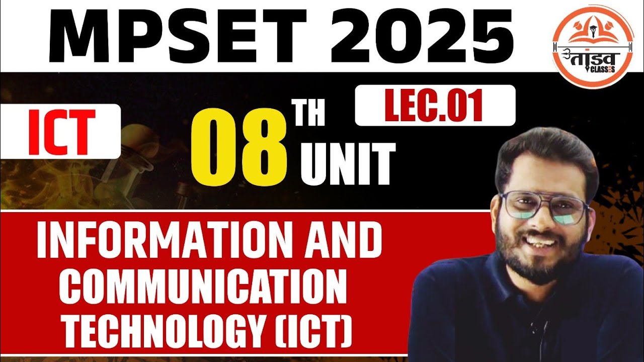 MPSET 2025 | Unit 8 ICT | Information and Communication Technology | Science Paper
