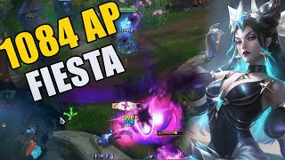 Syndra but the game is an absolute FIESTA