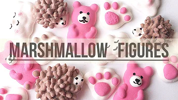 #marshmallow #marshmallowfigures How To Make Marshmallow Figures