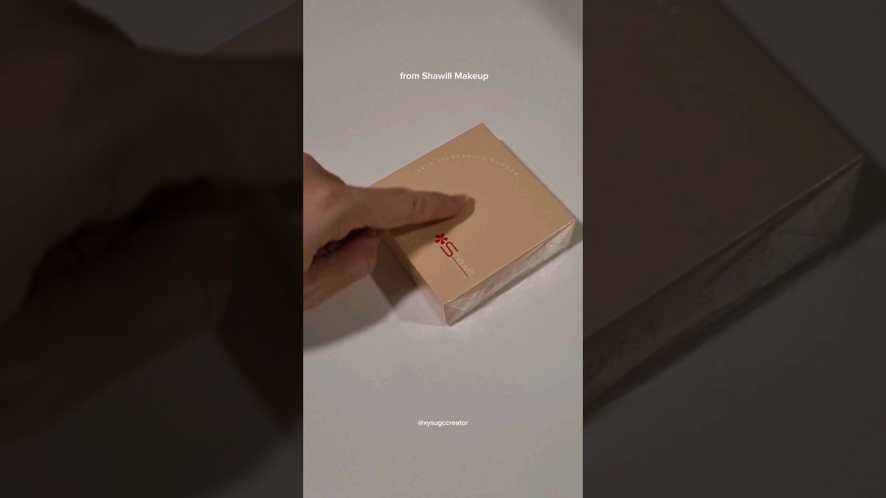 Unboxing my order of Shawill Make-up Oil Control Skin Lightening Powder 