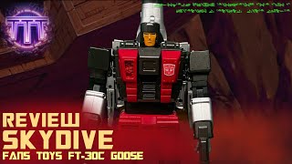 Review Fans Toys Ft30c Goose skydive  Toytesterteo Masterpiece Toy Collection