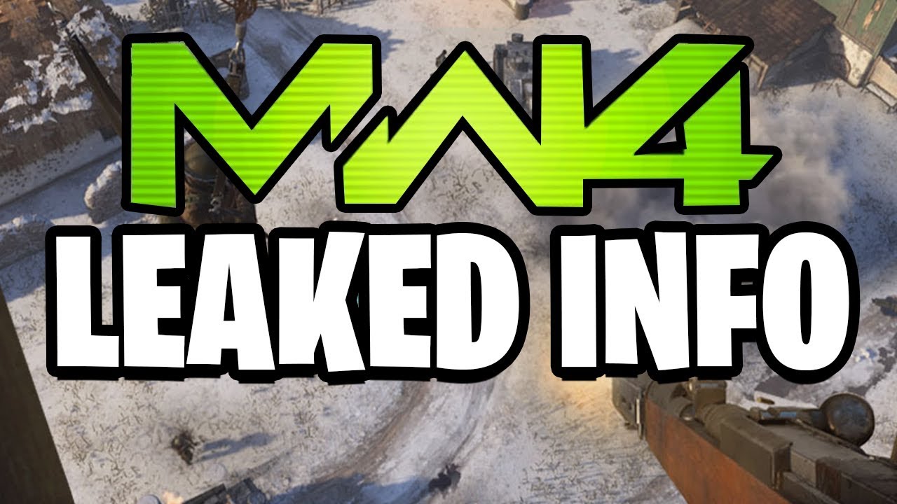 *HUGE* MW4 MULTIPLAYER LEAKED INFO ~ Real or Fake! Modern Warfare 4 Maps, Weapons, & More!
