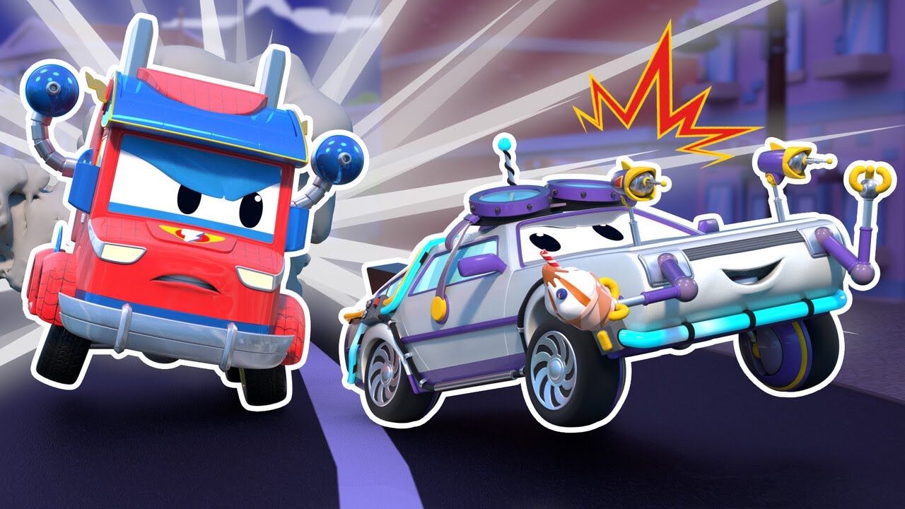 Spiderman Truck tegen de Geheime Dief! Wie zal er winnen? | Auto's & Trucks Redding voor Kinderen