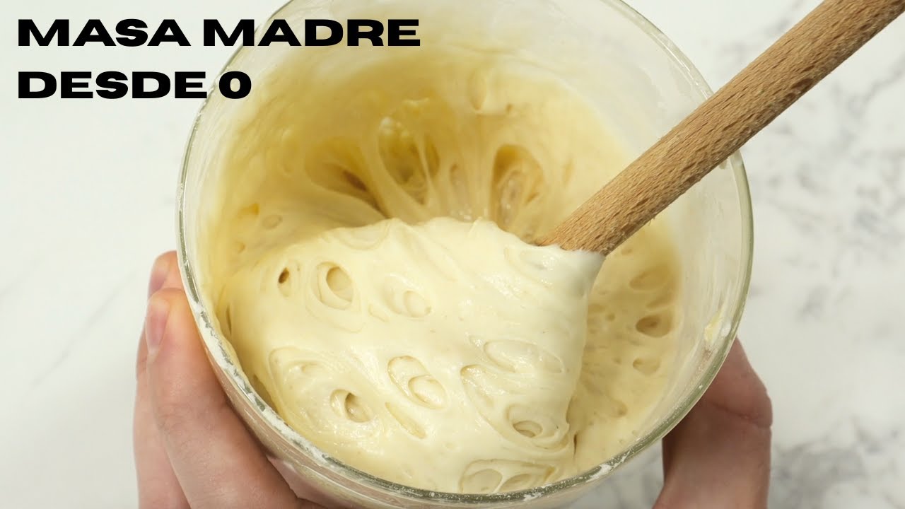 Cómo hacer MASA MADRE en 6 días con harina común. Resultados Garantizados ✅