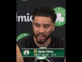 JAYSON TATUM shares the anticipation he felt leading up to his season debut!