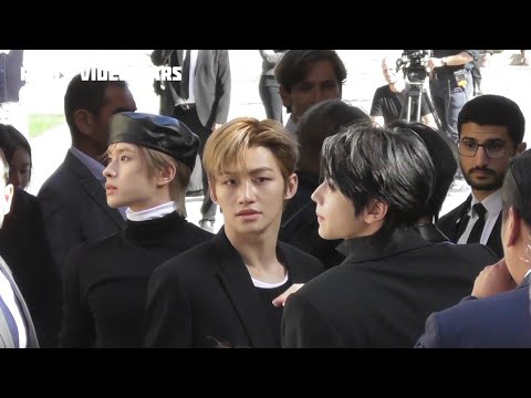 TWS members Shinyu Dohoon Youngjae Hanjin Jihoon Kyungmin @ Paris 3 october 2026 Fashion Week Celine