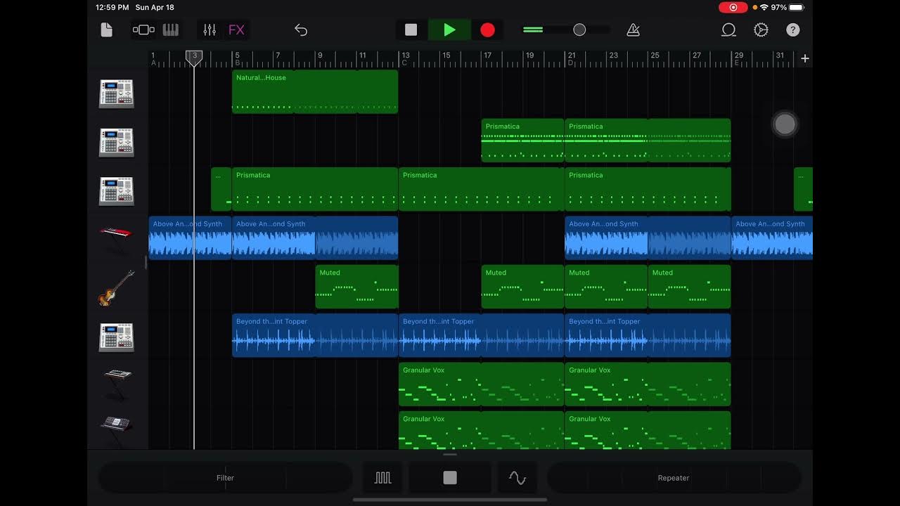 [GarageBand] Above and Beyond Synth remix YouTube