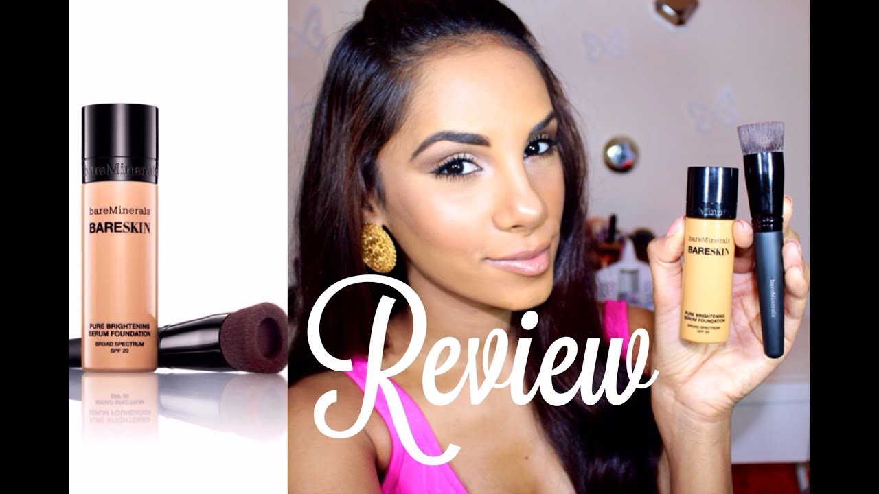 Review NEW Bare Minerals Bare Skin Foundation (Demo) YouTube
