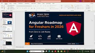 Angular Roadmap for Freshers in 2026 | Complete Beginner Guide | Shan Tech Academy