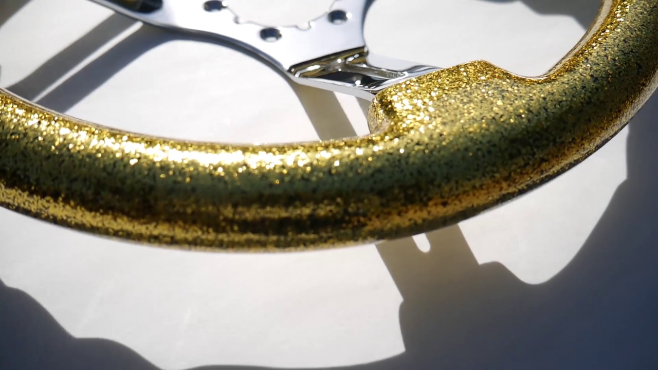 Grip Royal: Gold Flake Bomb on Chrome