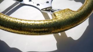 Grip Royal: Gold Flake Bomb on Chrome