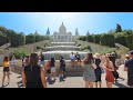 Walking Barcelona’s Magic Fountain & Olympic Stadium to Montjuïc Funicular - Catalonia, Spain