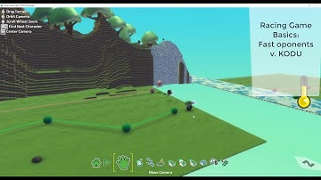 Racing Game Basics - what racing features you can create in KODU (Video is in English)