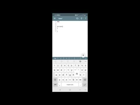 C++ using CxxDroid Tagalog version
